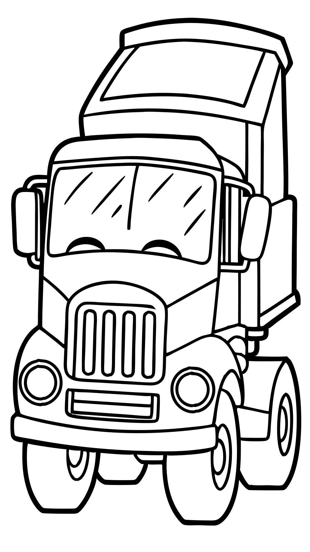 trucks coloring pages